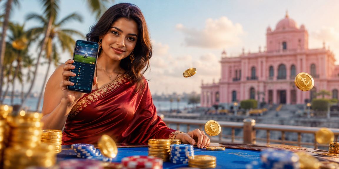 ঢাকায় ak444 প্ল্যাটফর্মে স্পোর্টস বেটিং ও টাকা পুরস্কার জেতার দৃশ্য