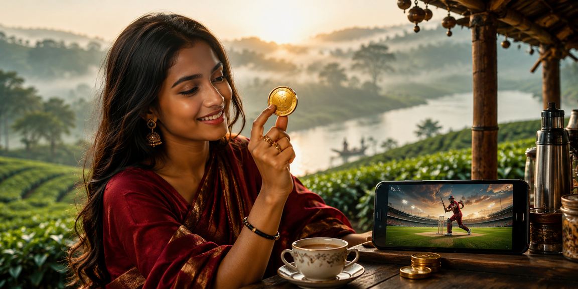 ময়মনসিংহের চা বাগানে ক্রিকেট বেটিং উপভোগ করছেন তরুণ খেলোয়াড়রা